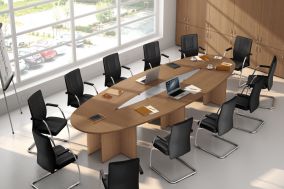 Tables de réunion personnalisables et flexibles - 10,12,14,18,20,28 personnes et plus